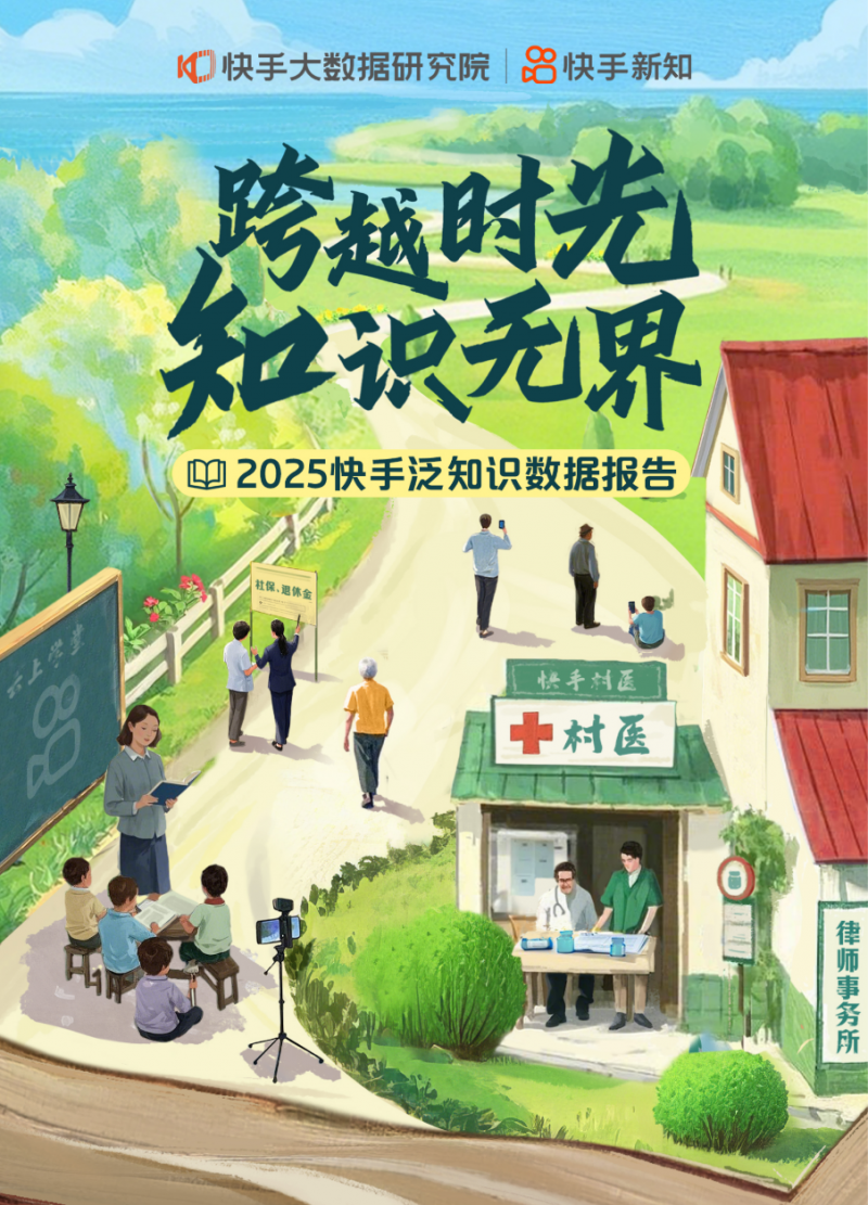 2025快手泛知识数据报告：年轻创作者视频发布量上涨83%，银发创作者超35.5万