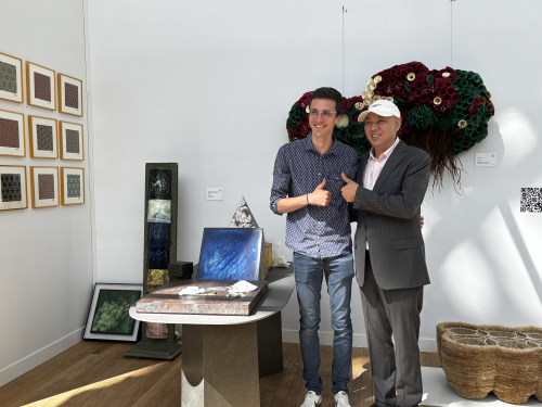 突破千年传承：高温合成矿物岩彩艺术的当代转译