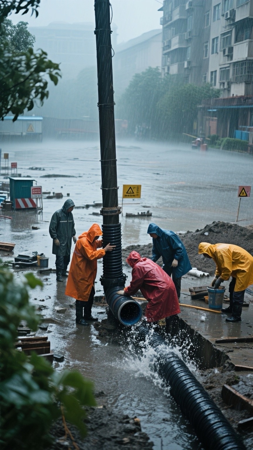 雨塑雨污水管：品质守护城脉，公益传递温情