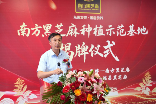 南方黑芝麻种植示范基地瑞昌揭牌：全产业链布局再升级
