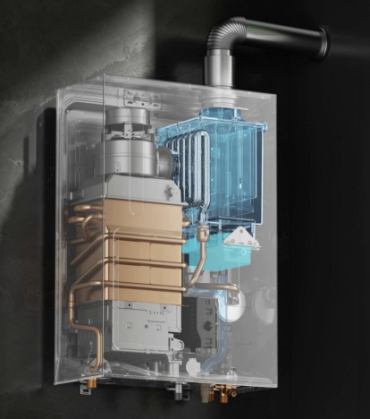 冷凝水雾化外排新突破 万和电气引领燃气热水器健康升级