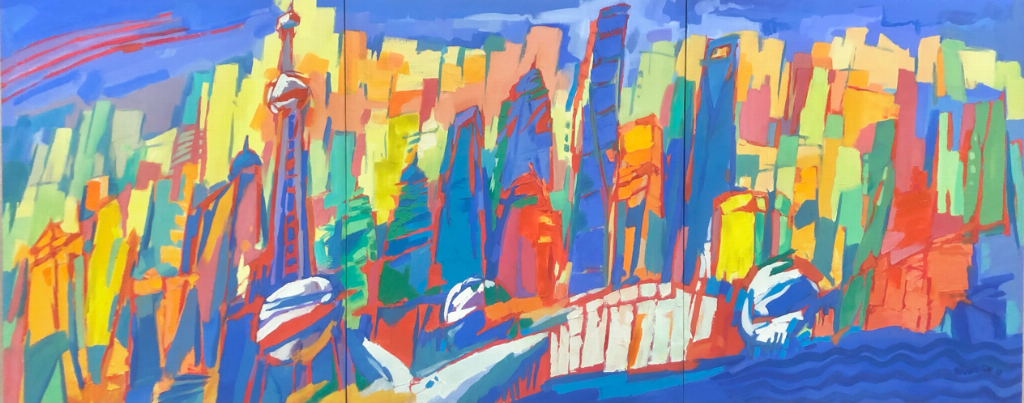 艺术家晨晓用色彩重建城市灵魂 《互色：存在的曙光》 亮相上海YOUNG美术馆