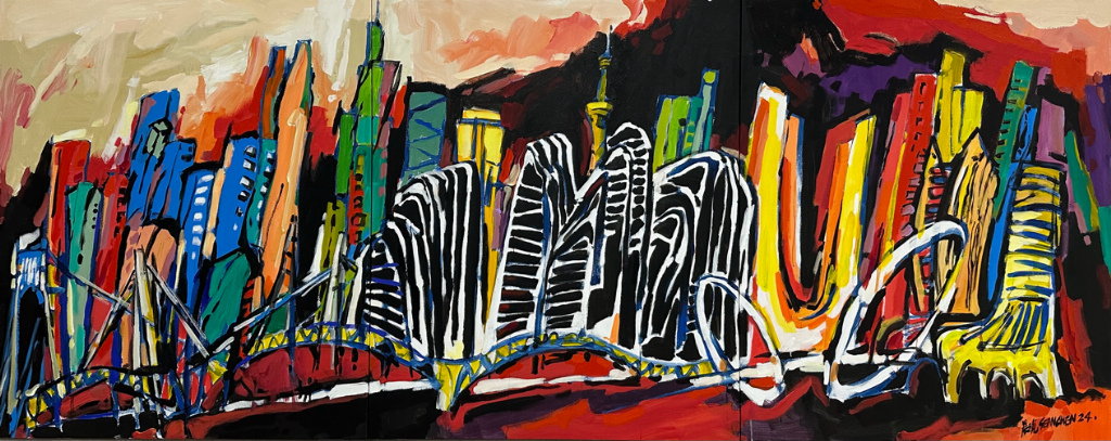 艺术家晨晓用色彩重建城市灵魂 《互色：存在的曙光》 亮相上海YOUNG美术馆