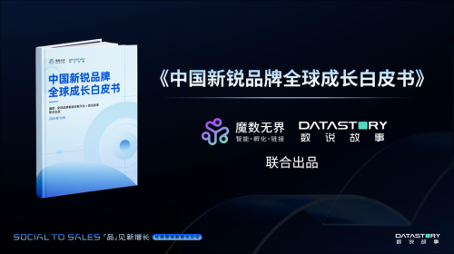 数说故事发布《中国新锐品牌全球成长白皮书》,「品」见全球新增长