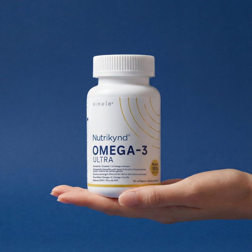 以深海营养赋能生活!Nutrikynd®95% 高纯深海鱼油守护全家身心健康