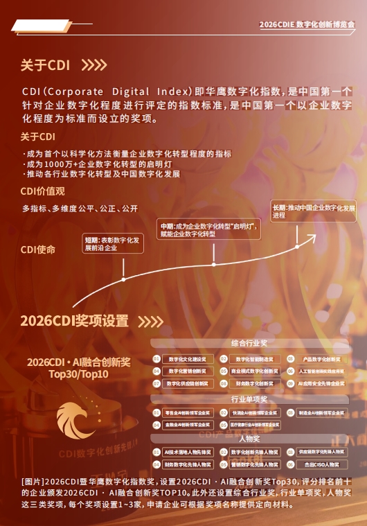 倒计时42天!CDIE2026“将AI,转化为生产力”峰会启幕在即!