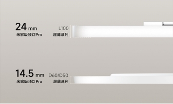 米家吸顶灯Pro 超薄系列全渠道预约开启,超薄更开阔,明亮更护眼