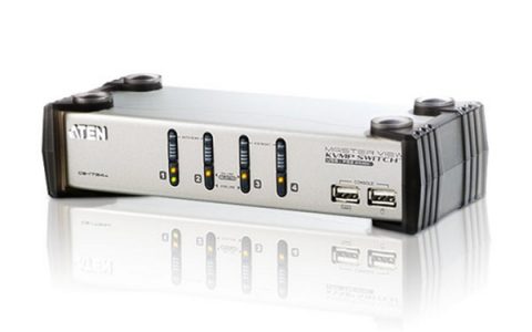 ATEN CS1734A 4端口USB VGA/音频KVMP™多电脑切换器