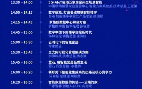 【倒计时7天】第22届中国国际建筑智能化峰会-上海站议程公布！