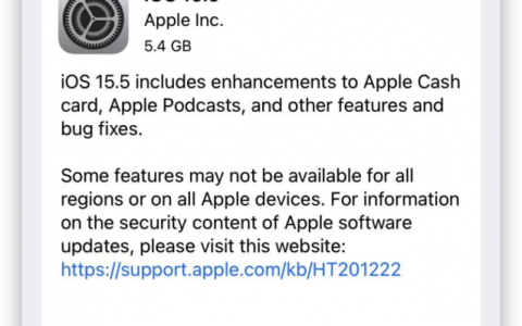 历经四个测试版，iOS 15.5 正式版终于来了