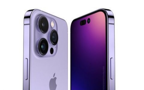 刚刚：紫色iPhone14 Pro渲染图曝光引热议