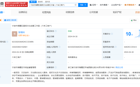 张继科已成立个人工作室