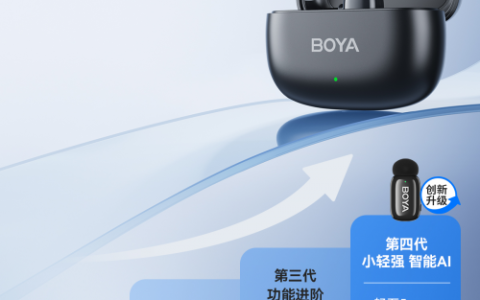 博雅BOYA重磅发布新品BOYAmini指尖麦克风，麦克风市场开卷性价比