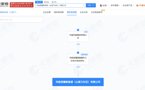 华能集团在西藏成立新能源公司# 注册资本1亿