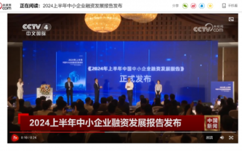 《2024年上半年中国中小企业融资发展报告》重磅发布！