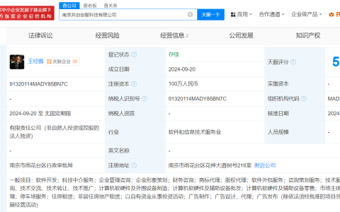 东软集团在南京成立科技新公司