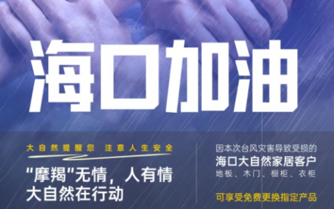 撑腰！ 大自然援助海口台风受灾用户换新超30户