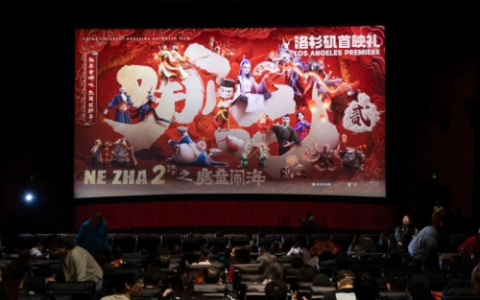中国IP远征好莱坞：《哪吒2》在TCL中国大剧院首映爆燃