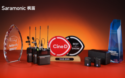 枫笛携专业麦克风亮相美国NAB2025，硬核斩获三项行业大奖