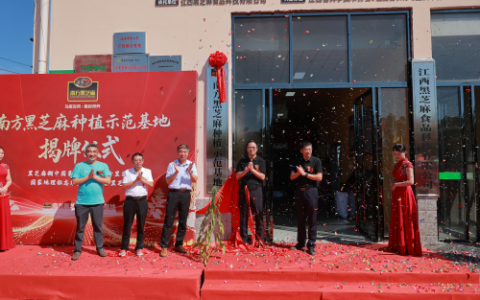 南方黑芝麻种植示范基地瑞昌揭牌：全产业链布局再升级